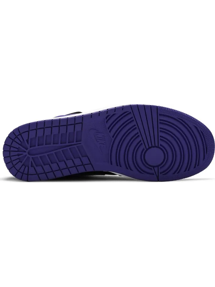 Кроссовки Air Jordan 1 Mid Dark Concord — изображение 4 из 8, фиолетовый