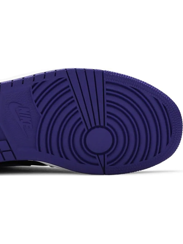 Кроссовки Air Jordan 1 Mid Dark Concord — изображение 5 из 8, фиолетовый