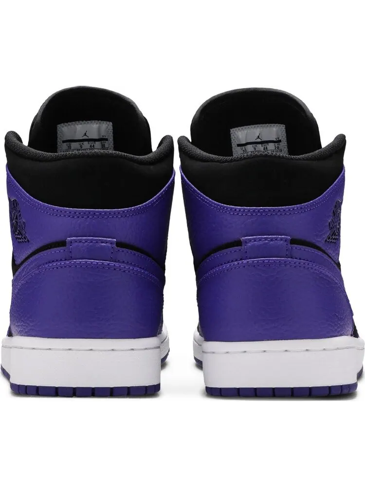 Кроссовки Air Jordan 1 Mid Dark Concord — изображение 6 из 8, фиолетовый