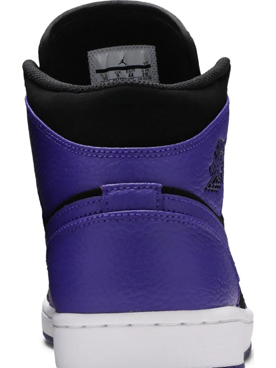 Кроссовки Air Jordan 1 Mid Dark Concord — изображение 7 из 8, фиолетовый