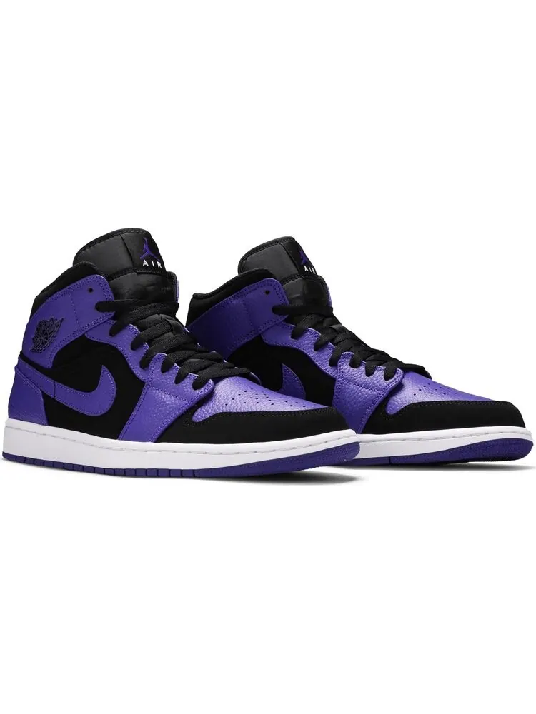 Кроссовки Air Jordan 1 Mid Dark Concord — изображение 8 из 8, фиолетовый