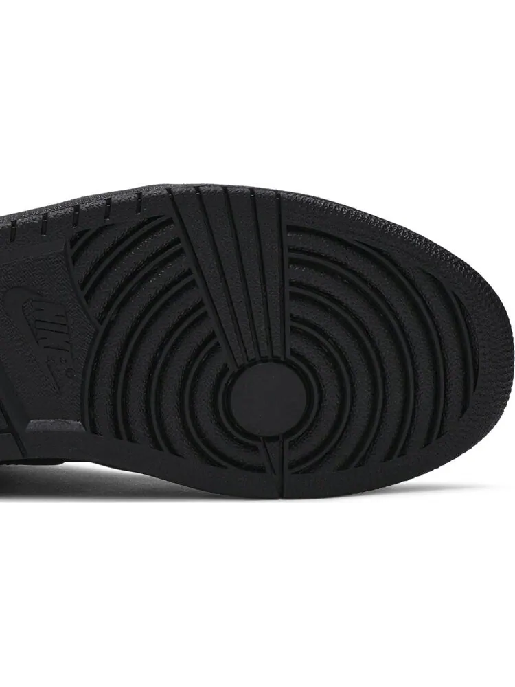 Кроссовки Air Jordan 1 Mid Triple Black Suede — изображение 5 из 8, черный