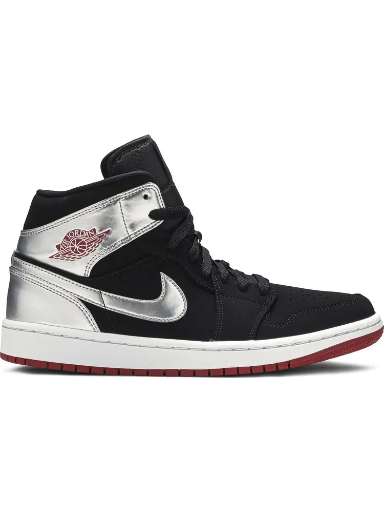 Кроссовки Air Jordan 1 Mid Johnny Kilroy — изображение 1 из 8, черный