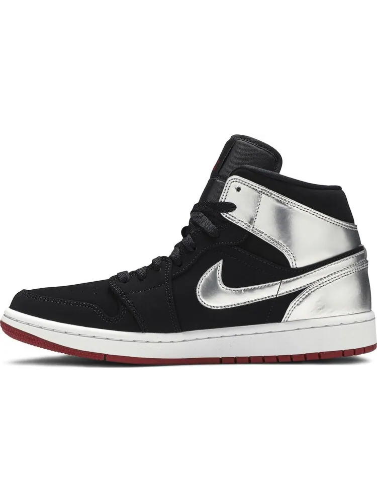 Кроссовки Air Jordan 1 Mid Johnny Kilroy — изображение 3 из 8, черный