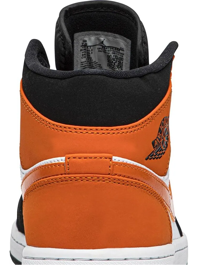 Кроссовки Air Jordan 1 Mid Shattered Backboard — изображение 7 из 8, оранжевый