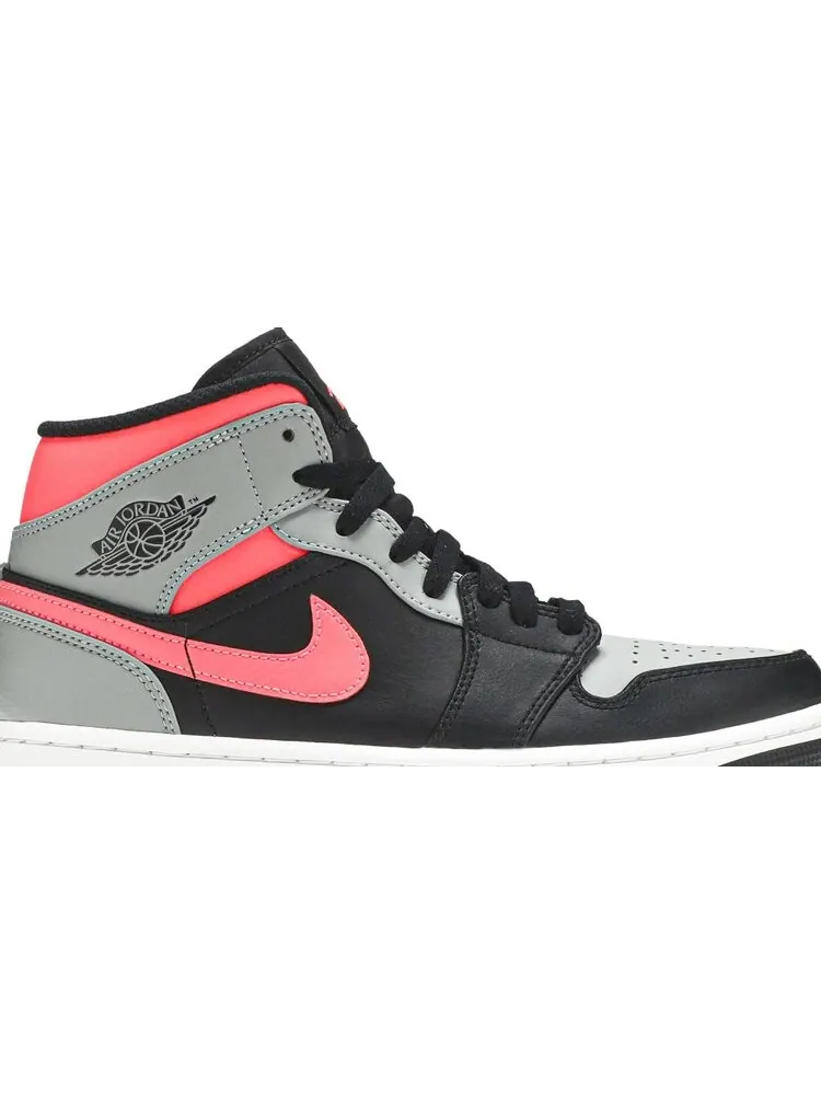 Кроссовки Air Jordan 1 Mid Pink Shadow — изображение 2 из 8, черный