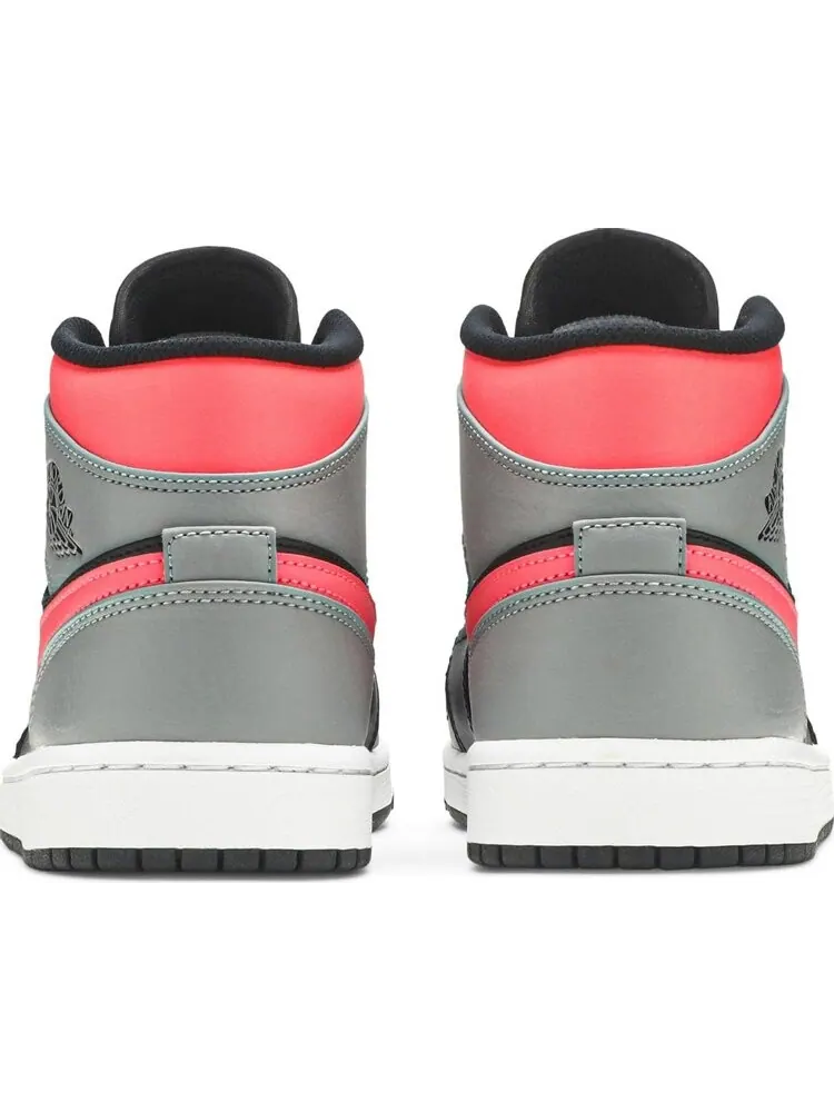 Кроссовки Air Jordan 1 Mid Pink Shadow — изображение 6 из 8, черный