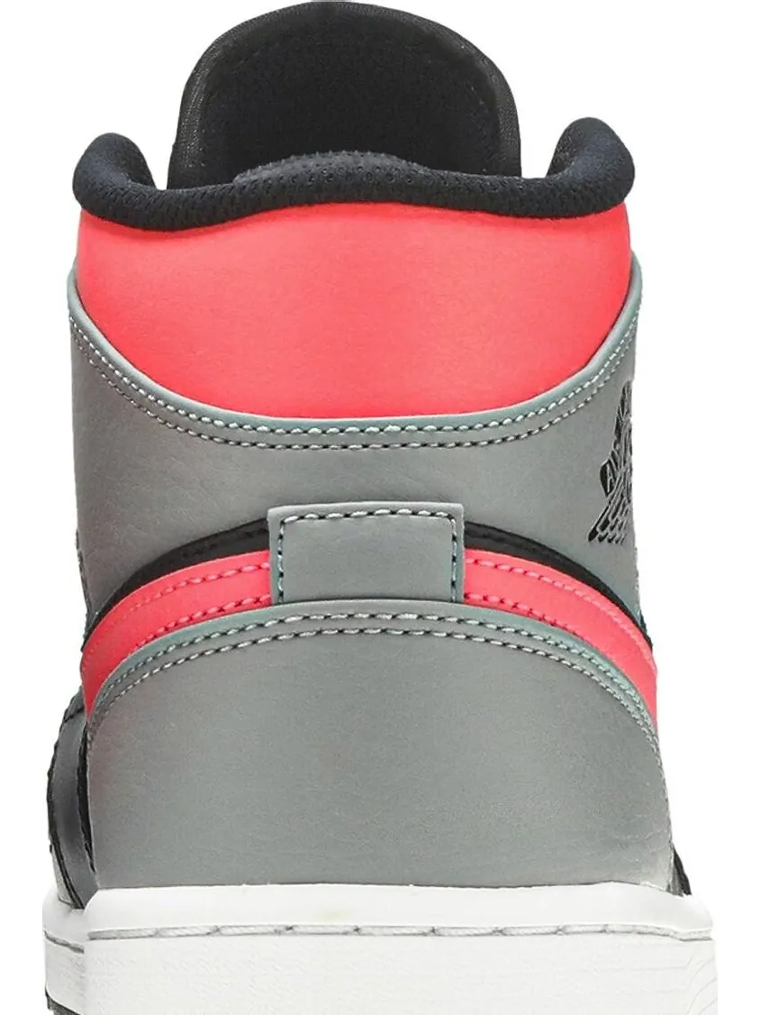 Кроссовки Air Jordan 1 Mid Pink Shadow — изображение 7 из 8, черный