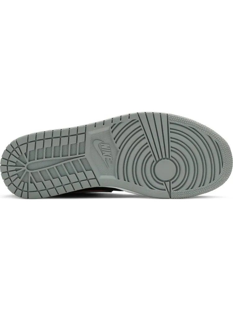 Кроссовки Air Jordan 1 Mid Black Grey — изображение 4 из 8, черный