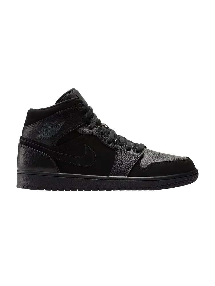 Кроссовки Air Jordan 1 Retro Mid 'Dark Smoke' — изображение 1 из 1, серый