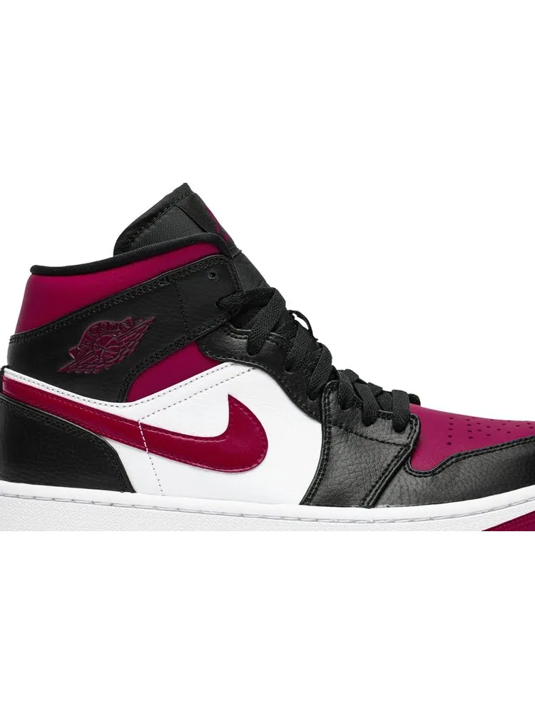 Кроссовки Air Jordan 1 Mid Noble Red — изображение 2 из 8, красный