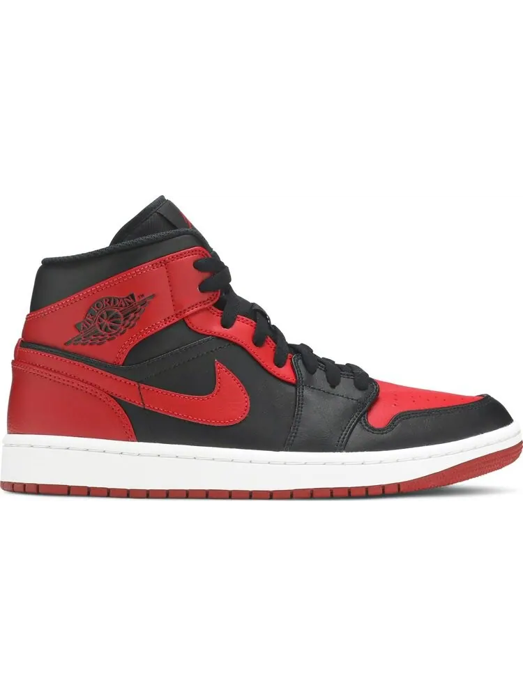 Кроссовки Air Jordan 1 Mid Banned — изображение 1 из 8, красный