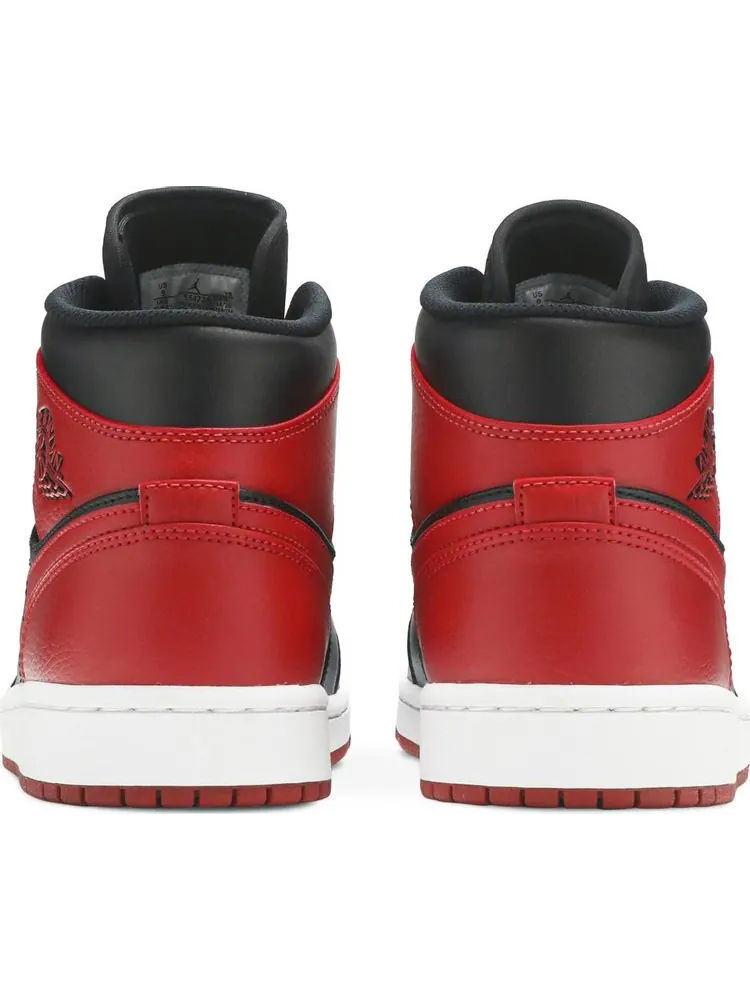 Кроссовки Air Jordan 1 Mid Banned — изображение 6 из 8, красный