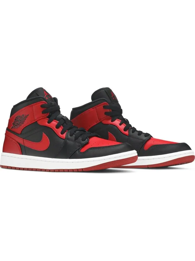 Кроссовки Air Jordan 1 Mid Banned — изображение 8 из 8, красный