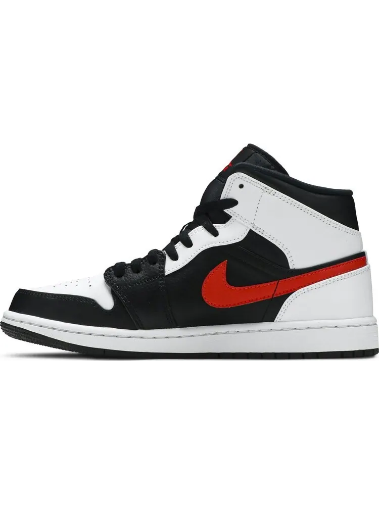 Кроссовки Air Jordan 1 Mid Chile Red — изображение 3 из 8, белый
