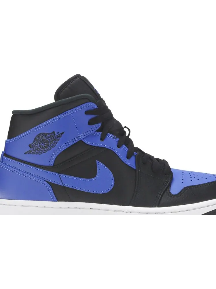 Кроссовки Air Jordan 1 Mid Hyper Royal — изображение 2 из 8, синий