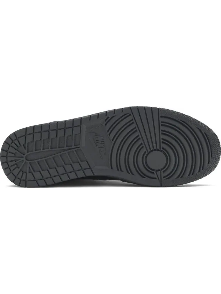 Кроссовки Air Jordan 1 Mid Triple Black — изображение 4 из 8, черный