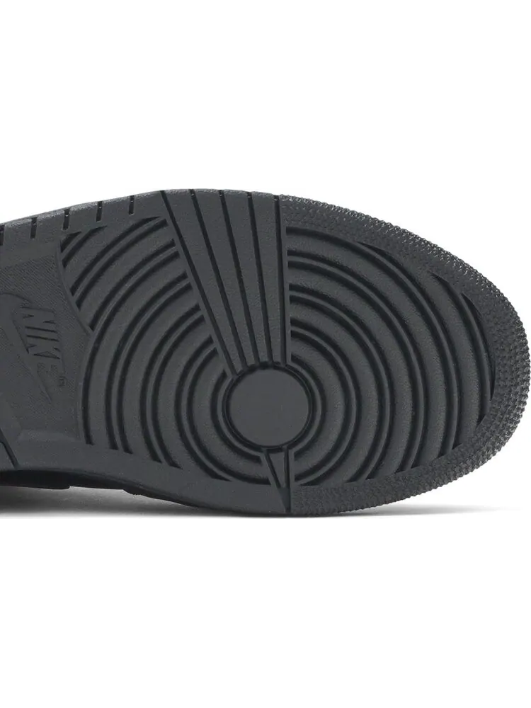 Кроссовки Air Jordan 1 Mid Triple Black — изображение 5 из 8, черный
