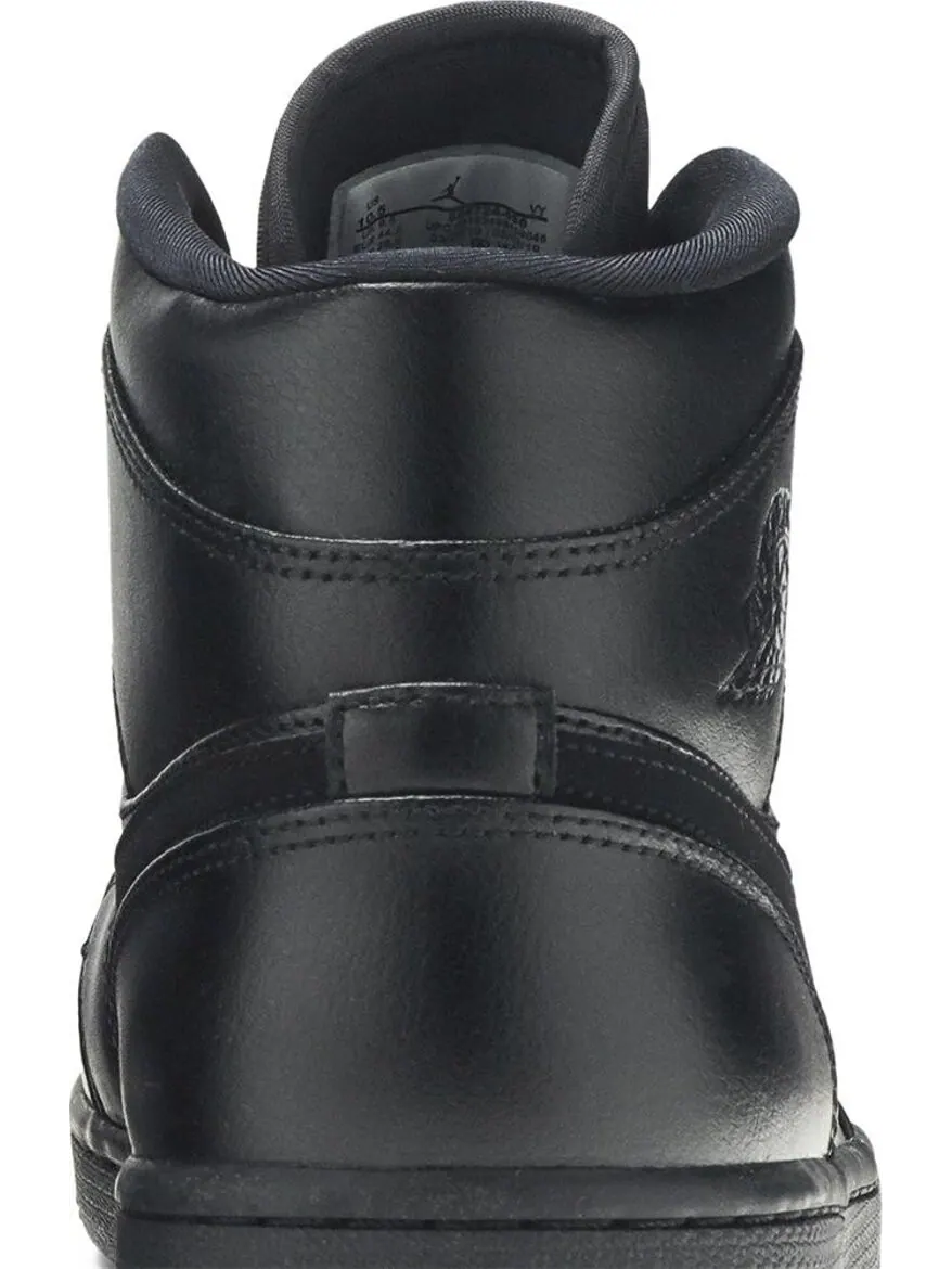 Кроссовки Air Jordan 1 Mid Triple Black — изображение 7 из 8, черный