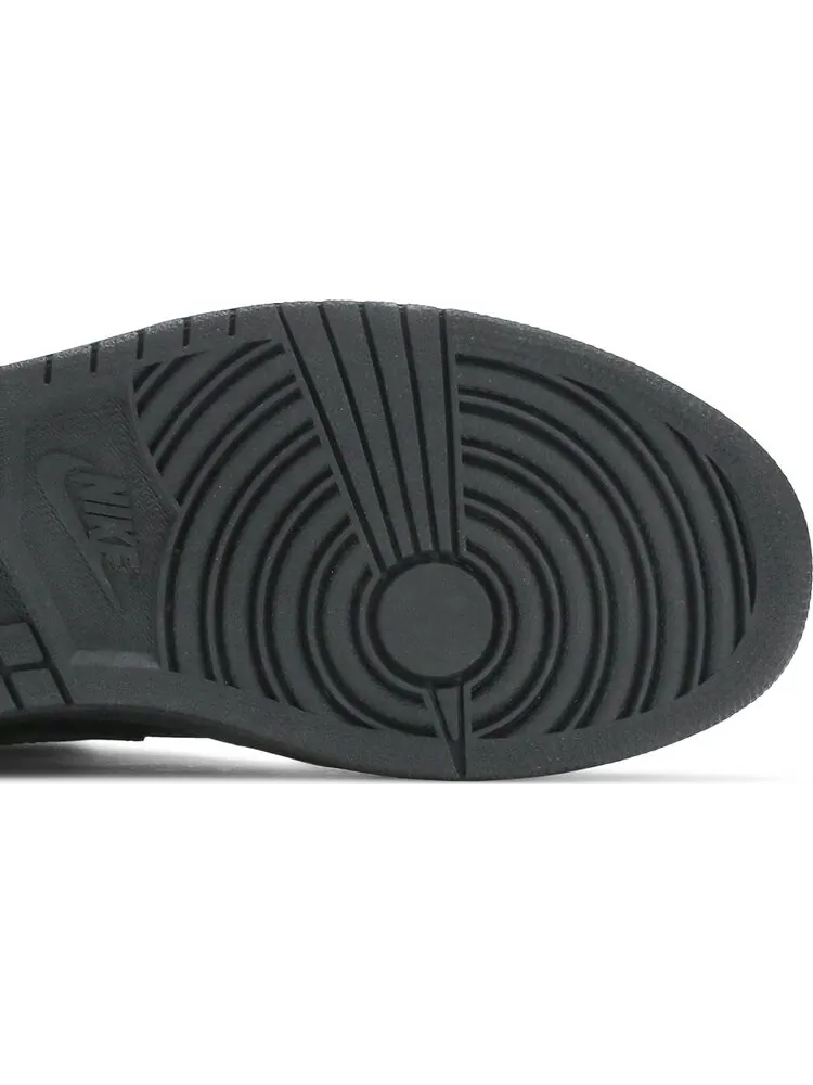 Кроссовки Air Jordan 1 Mid Triple Black 2020 — изображение 5 из 8, черный
