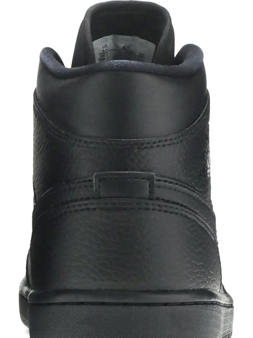 Кроссовки Air Jordan 1 Mid Triple Black 2020 — изображение 7 из 8, черный