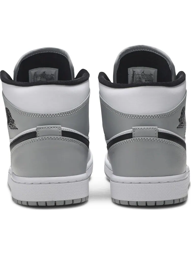 Кроссовки Air Jordan 1 Mid Smoke Grey — изображение 6 из 8, серый