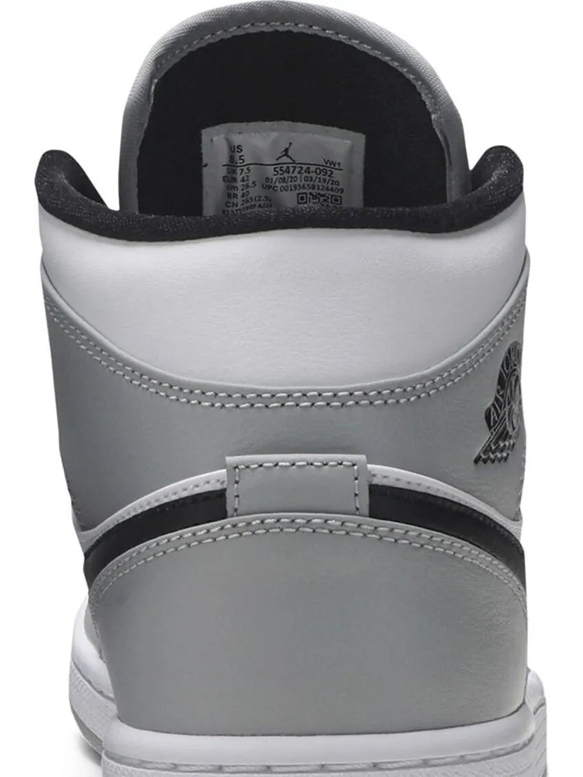 Кроссовки Air Jordan 1 Mid Smoke Grey — изображение 7 из 8, серый