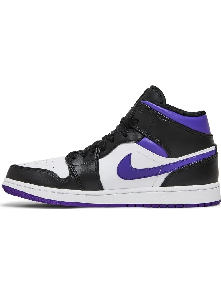 Кроссовки Air Jordan 1 Mid Dark Iris — изображение 3 из 8, фиолетовый