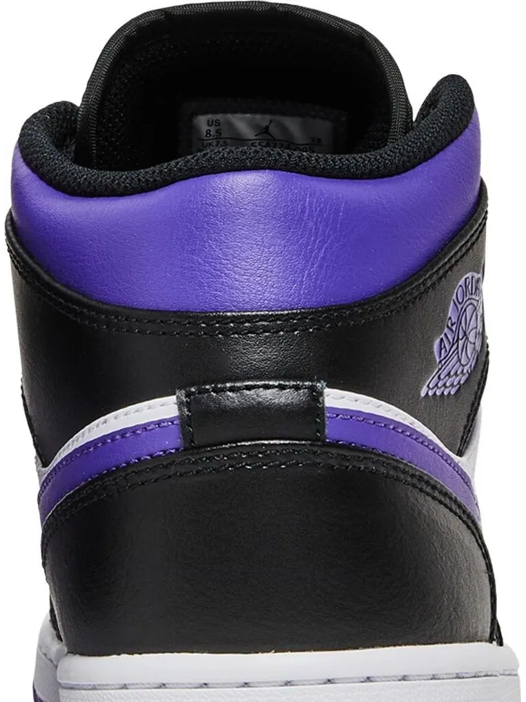 Кроссовки Air Jordan 1 Mid Dark Iris — изображение 7 из 8, фиолетовый