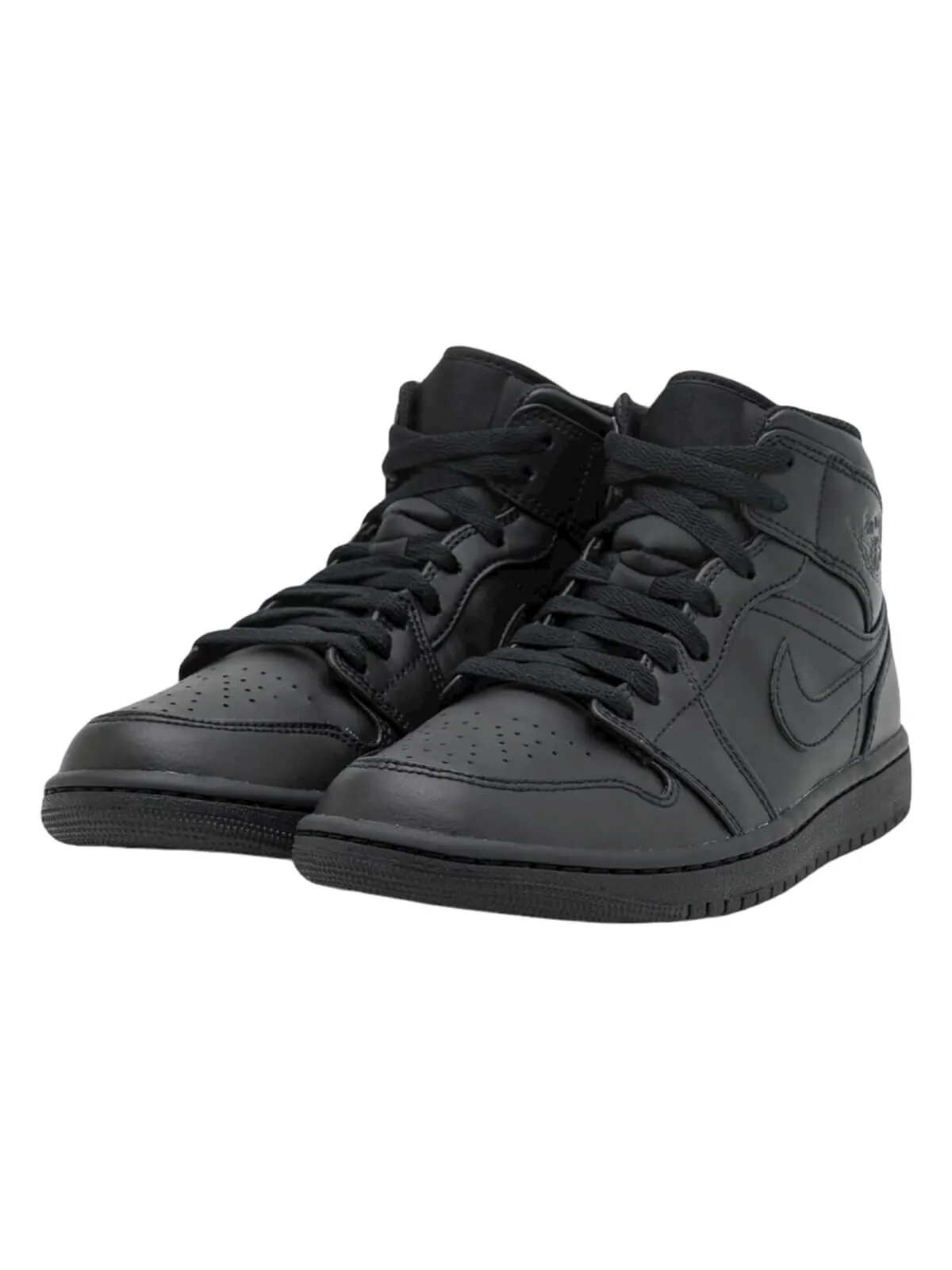 Кроссовки Nike Air Jordan 1 Mid — изображение 2 из 6, черный