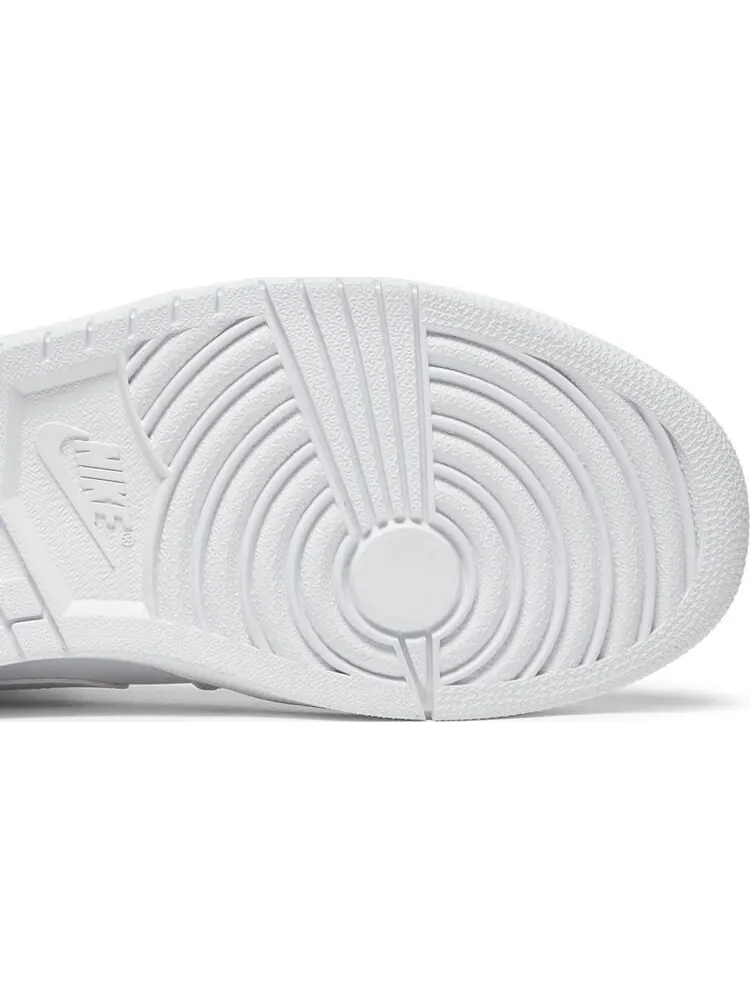 Кроссовки Air Jordan 1 Retro Mid White — изображение 5 из 8, белый