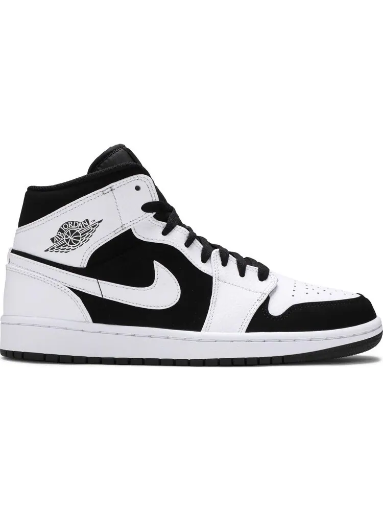 Кроссовки Air Jordan 1 Retro Mid Tuxedo — изображение 1 из 8, черный