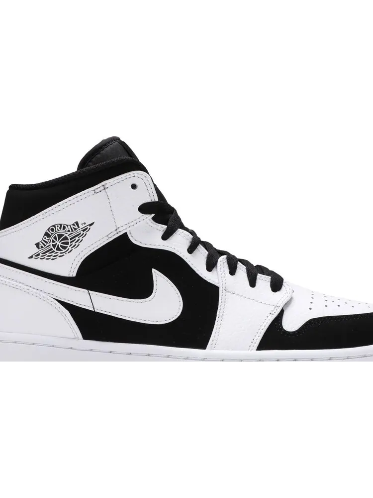 Кроссовки Air Jordan 1 Retro Mid Tuxedo — изображение 2 из 8, черный