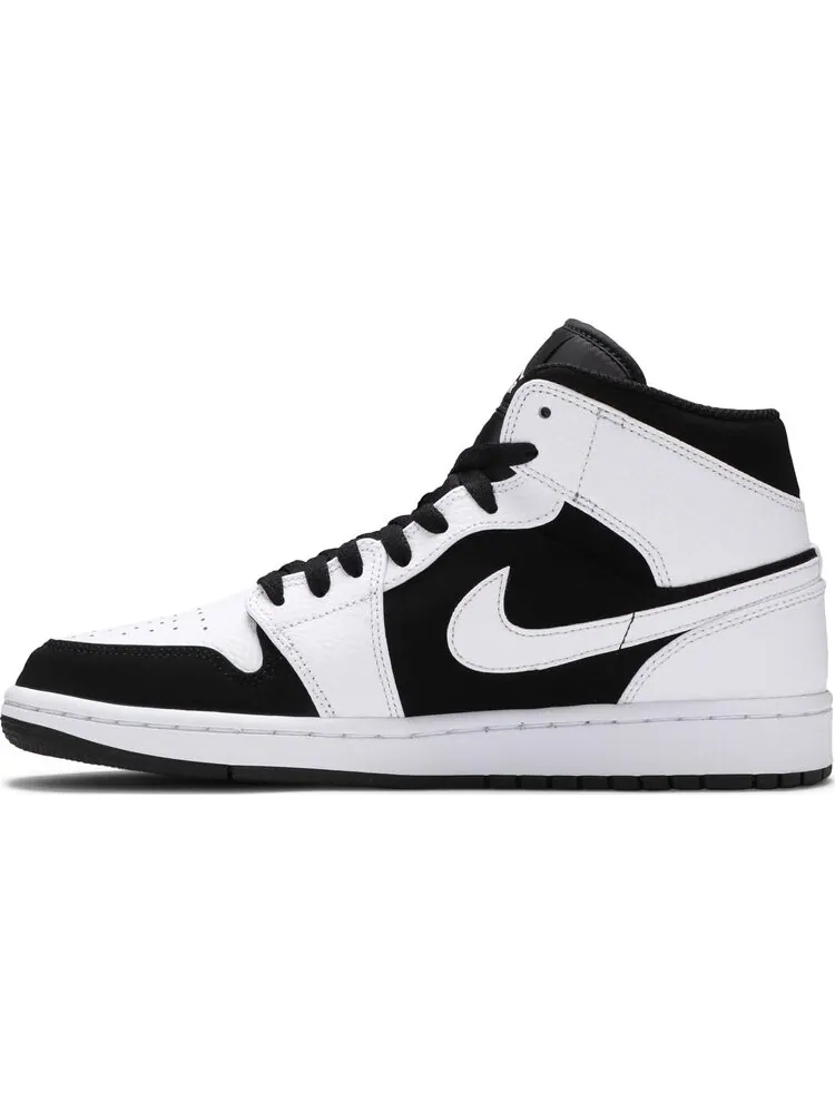 Кроссовки Air Jordan 1 Retro Mid Tuxedo — изображение 3 из 8, черный