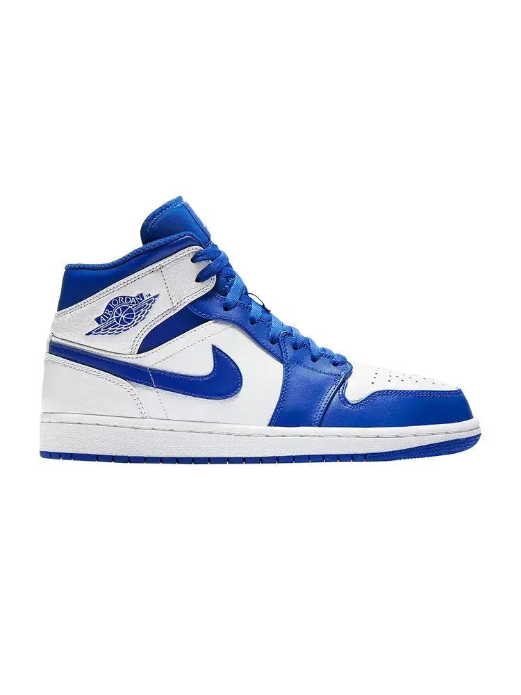 Кроссовки Air Jordan 1 Mid 'Hyper Royal' — изображение 1 из 1, синий