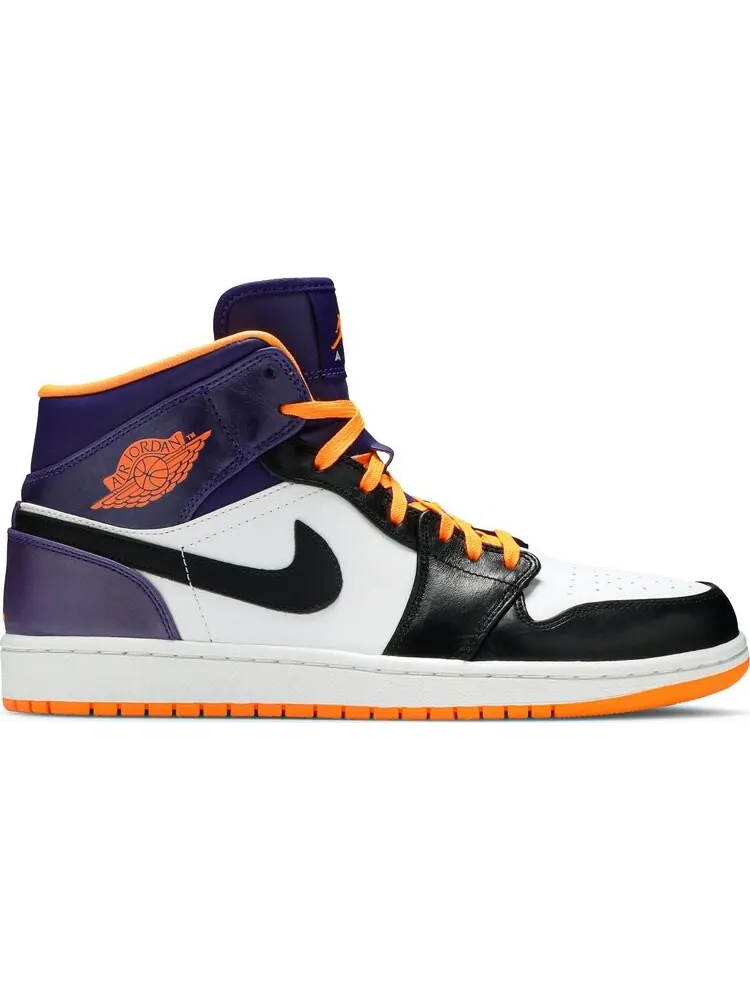 Кроссовки Air Jordan 1 Mid Phoenix Suns — изображение 1 из 8, белый