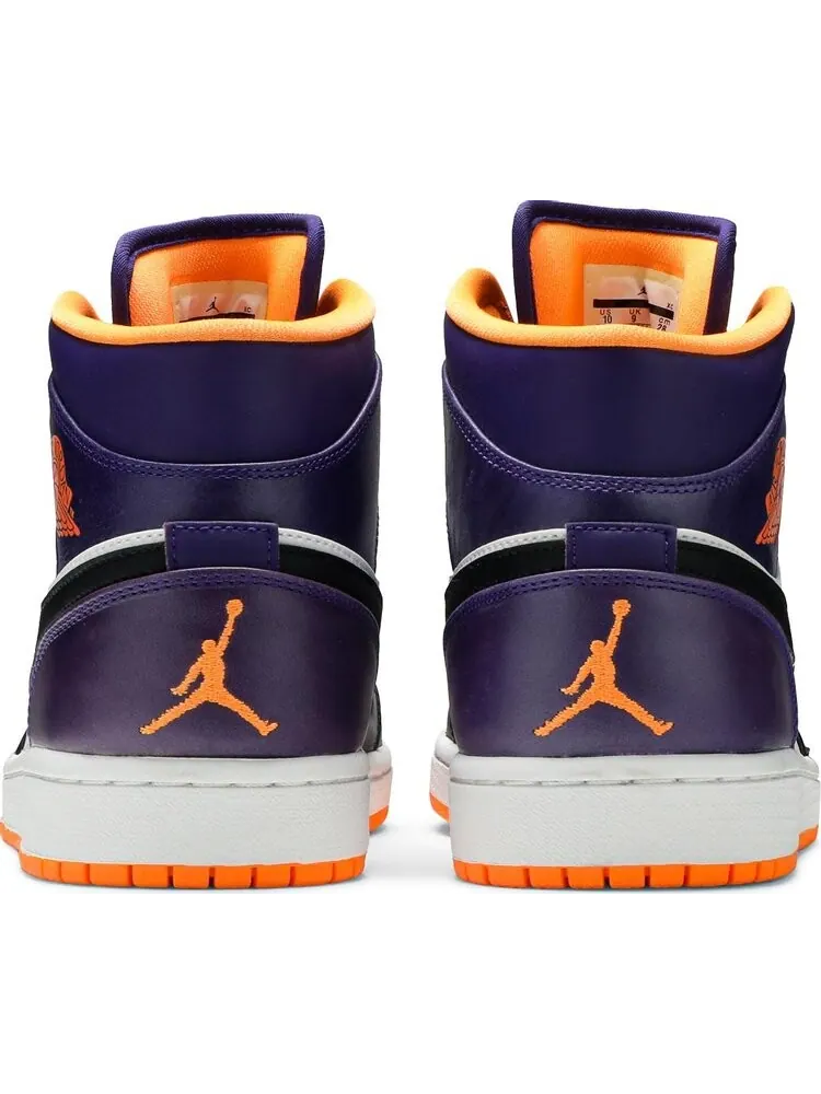 Кроссовки Air Jordan 1 Mid Phoenix Suns — изображение 6 из 8, белый