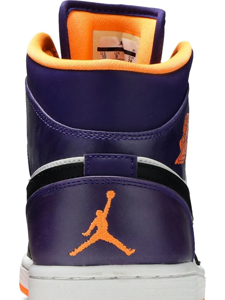 Кроссовки Air Jordan 1 Mid Phoenix Suns — изображение 7 из 8, белый