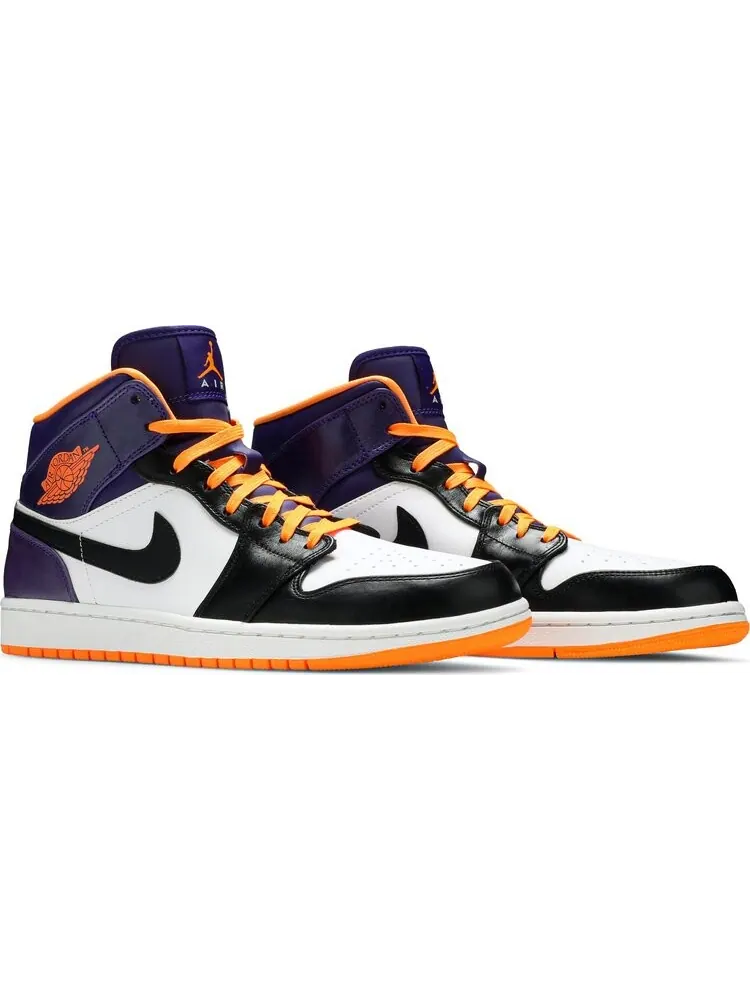 Кроссовки Air Jordan 1 Mid Phoenix Suns — изображение 8 из 8, белый