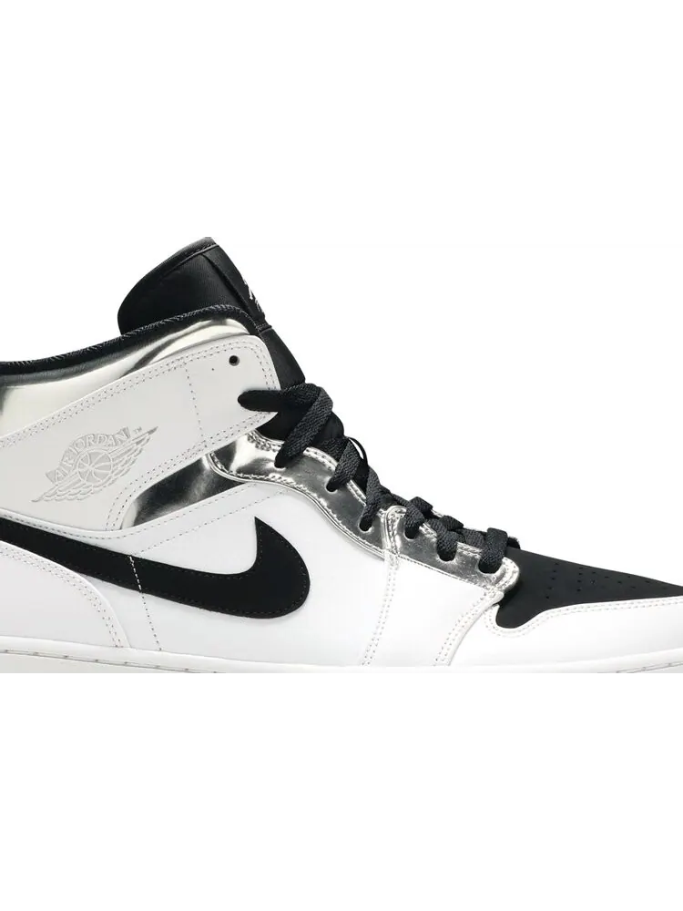 Кроссовки Air Jordan 1 Mid Alternate Think 16 — изображение 2 из 8, серебряный