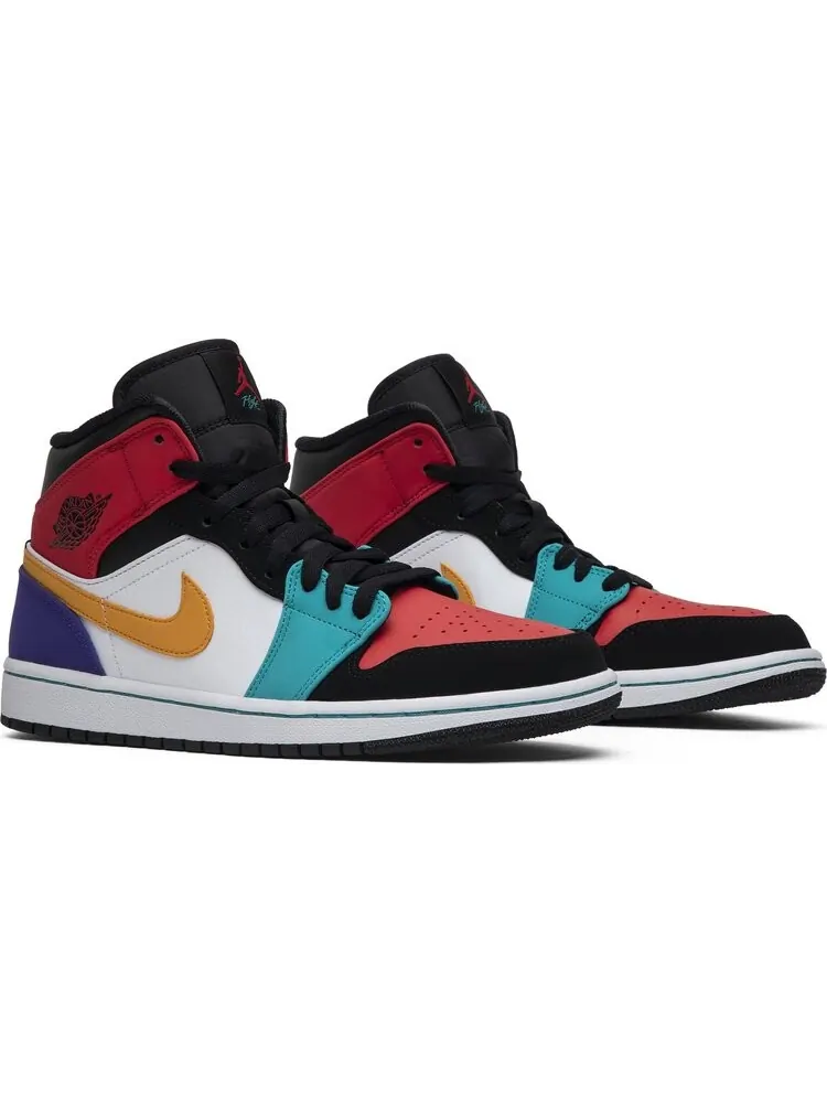 Кроссовки Air Jordan 1 Mid Multi-Color — изображение 8 из 8, мульти