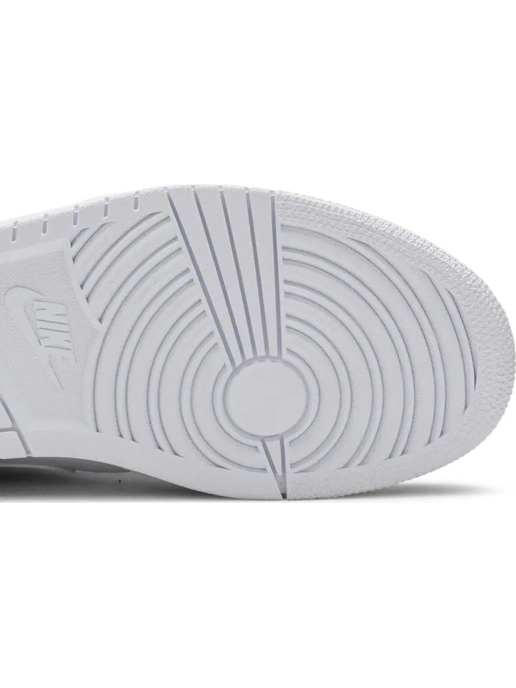 Кроссовки Air Jordan 1 Mid White — изображение 5 из 8, белый