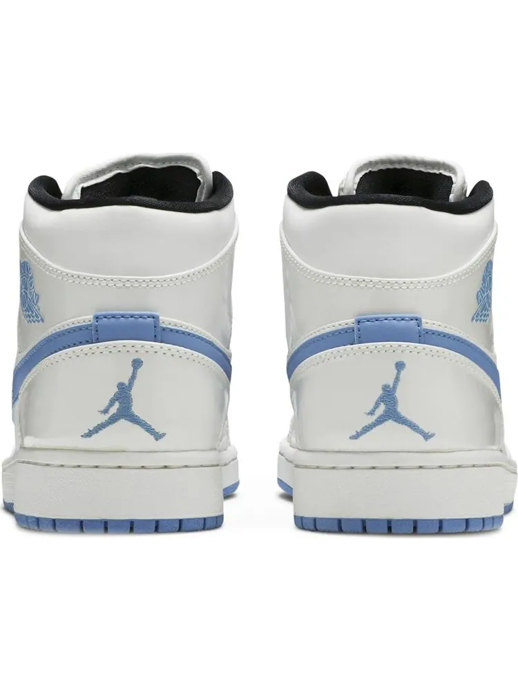 Кроссовки Air Jordan 1 Retro Mid Legend Blue — изображение 6 из 8, белый