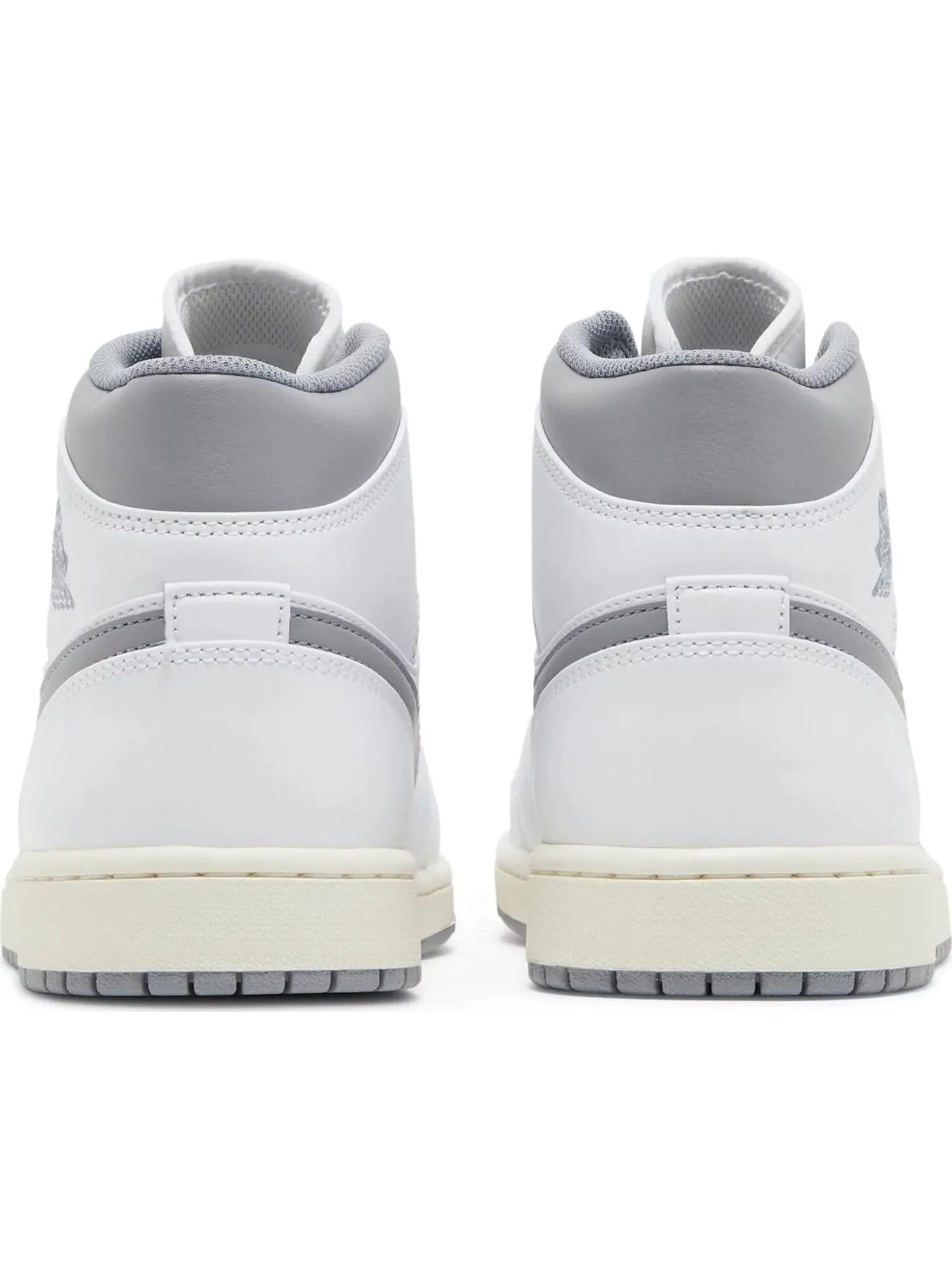 Кроссовки Nike Air Jordan 1 Mid — изображение 4 из 5, белый/серый