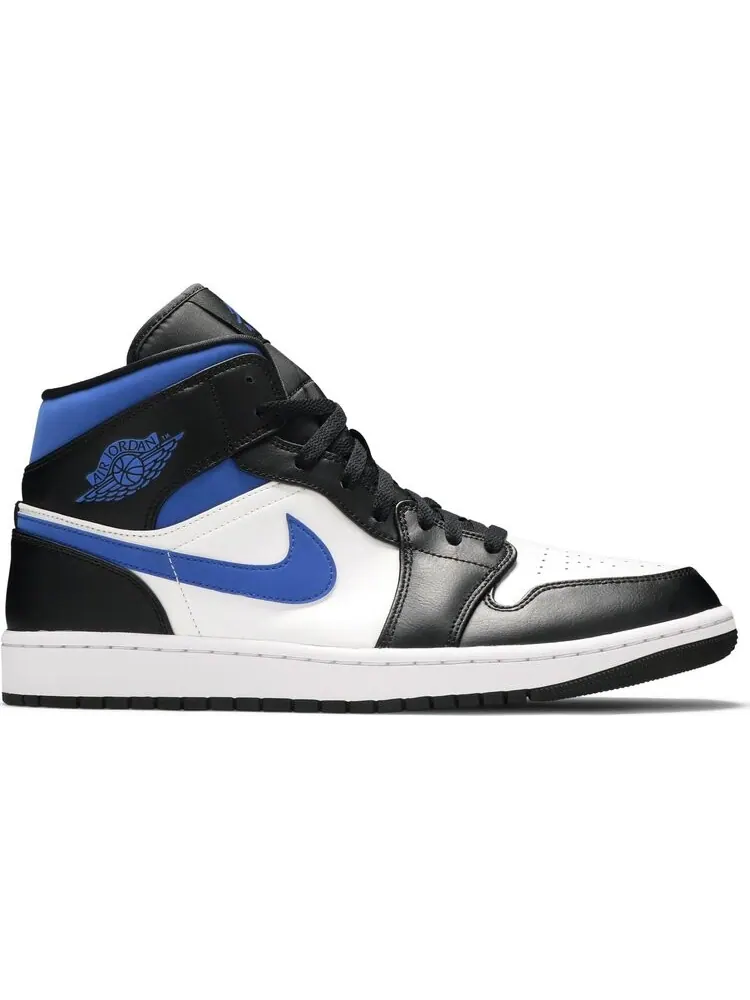 Кроссовки Air Jordan 1 Mid Racer Blue — изображение 1 из 8, белый