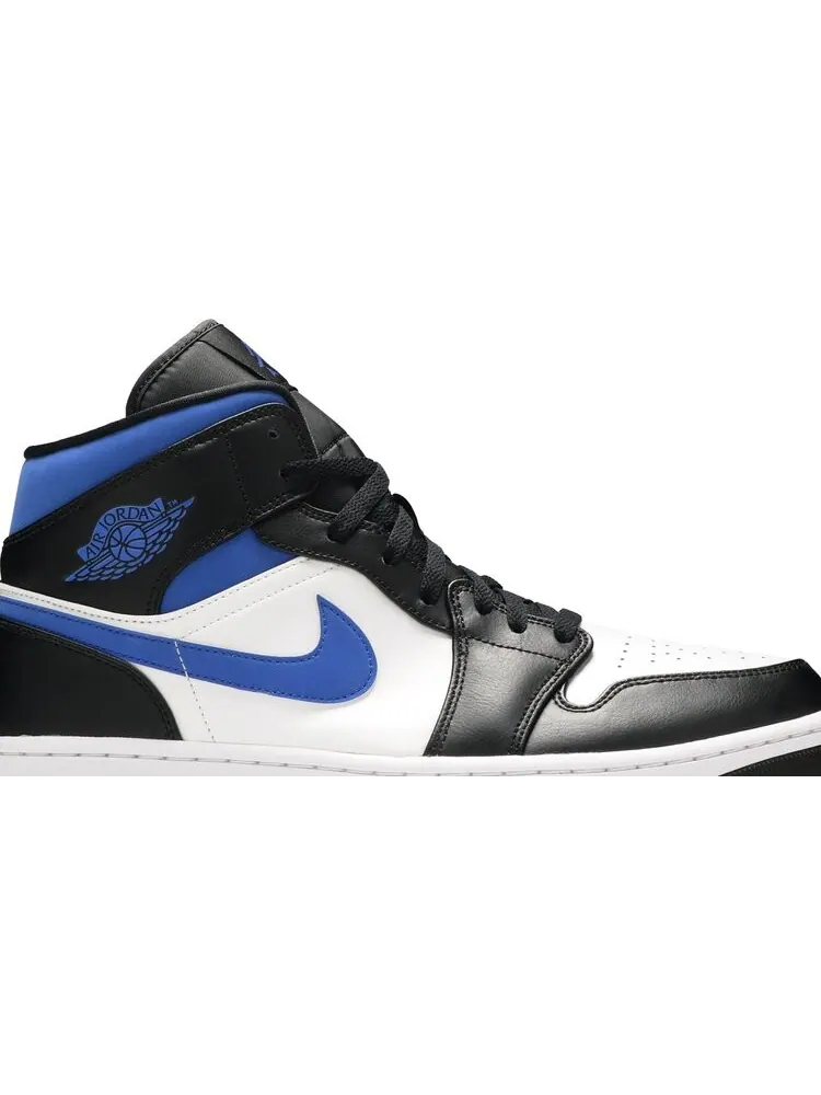 Кроссовки Air Jordan 1 Mid Racer Blue — изображение 2 из 8, белый