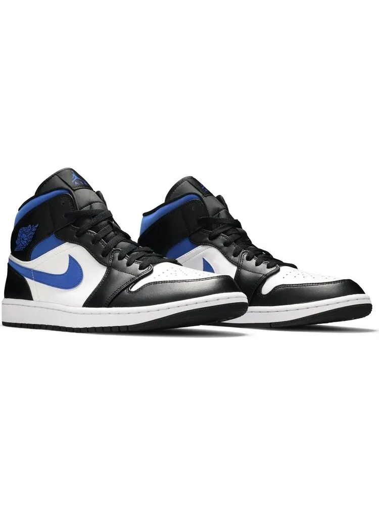 Кроссовки Air Jordan 1 Mid Racer Blue — изображение 8 из 8, белый