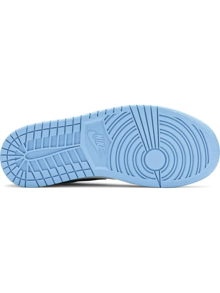 Кроссовки Air Jordan 1 Mid Laser Blue — изображение 4 из 8, белый