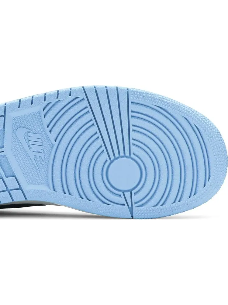 Кроссовки Air Jordan 1 Mid Laser Blue — изображение 5 из 8, белый
