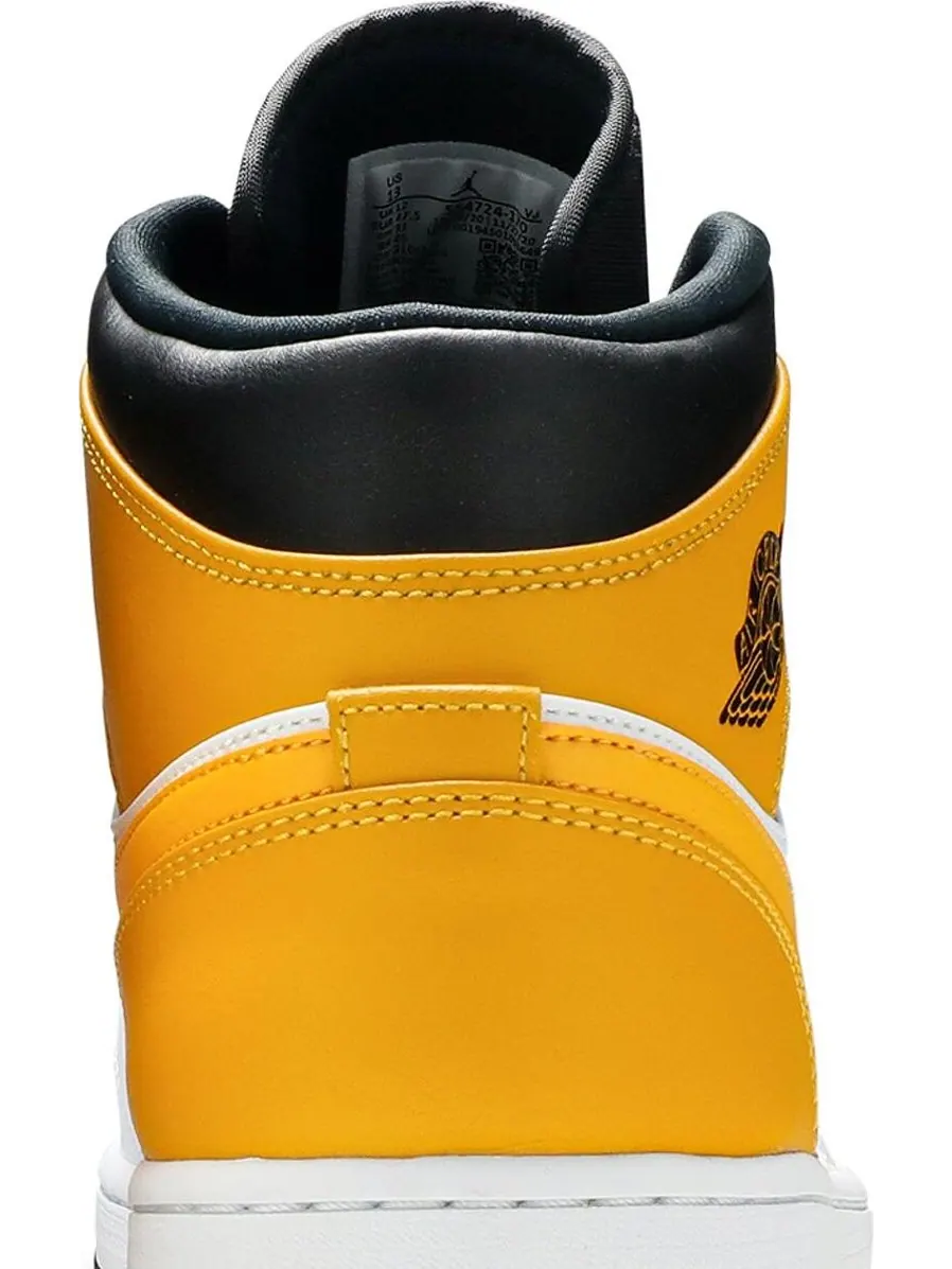 Кроссовки Air Jordan 1 Mid University Gold — изображение 7 из 8, золото